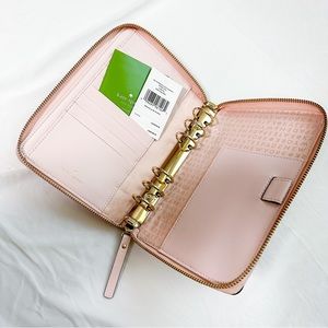 LNWT Kate Spade Zip Around Personal Organizer Wellesley in Balletslip